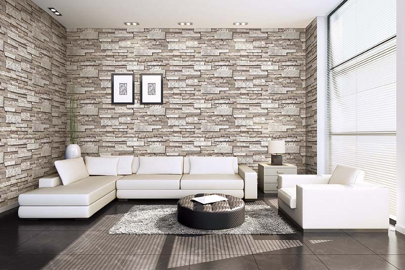 Chọn gạch ốp tường phòng khách dựa trên phong cách thiết kế1